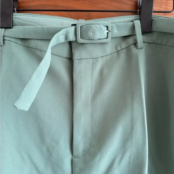 J. Crew Factory Women's High Waist Green Shorts Size 16 - Picture 3 of 4